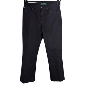 Lauren Jeans Co Black Denim Jeans Ralph‎ Lauren Classic Straight Women's 12/31